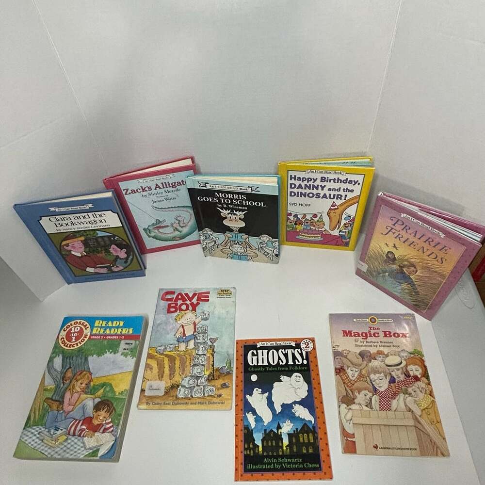9 Children Early Reader Books including I Can Read Book and Ready Readers Series